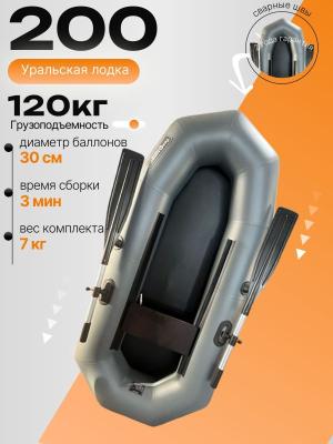 Лодка надувная гребная ПВХ АкваPro 200 